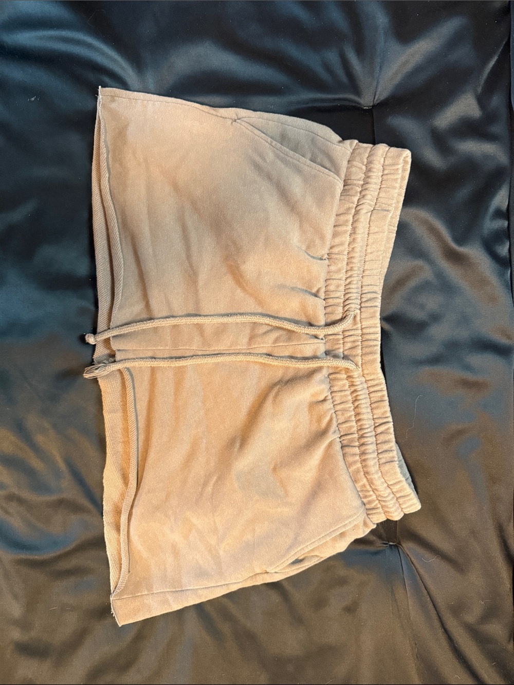 H&M Beige Drawstring Athletic Shorts